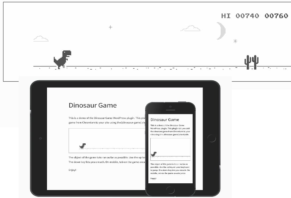 Google Chrome Dinozor Oyunu 3