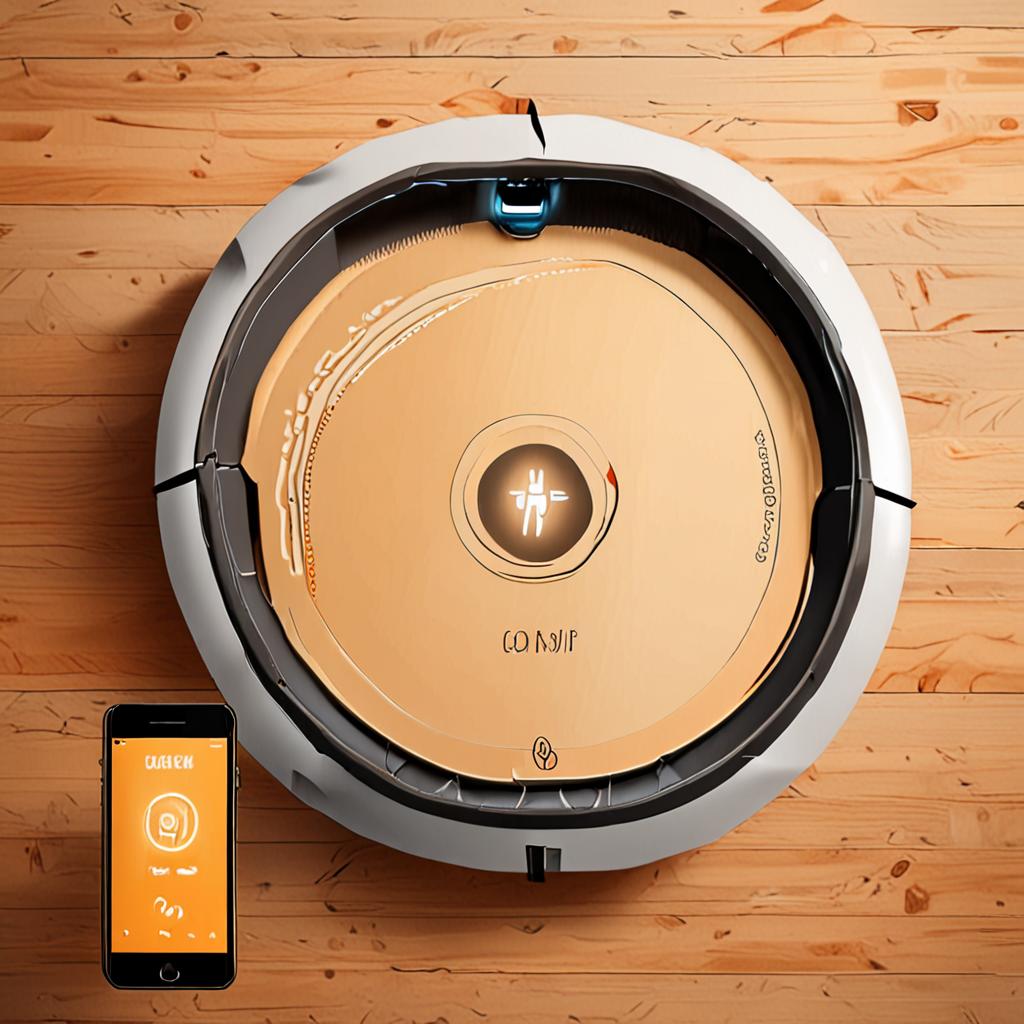 Robot Süpürge ile 6 Ay Geçirdim — Gerçekten İşe Yarıyor mu? 2 Robot vacuum cleaner working in modern living room, smart home cleaning device, automated floor cleaning