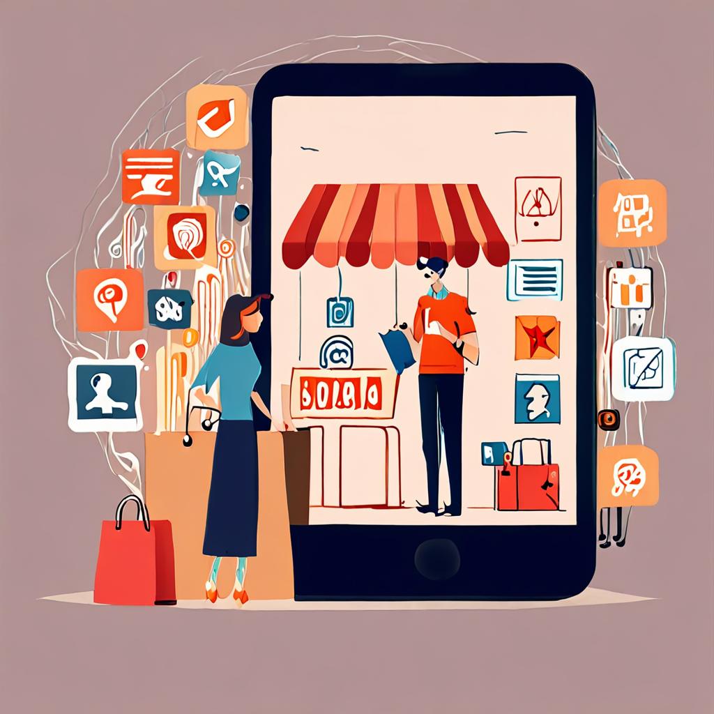 Online shopping data security comparison, e-commerce app privacy settings, consumer data protection concept