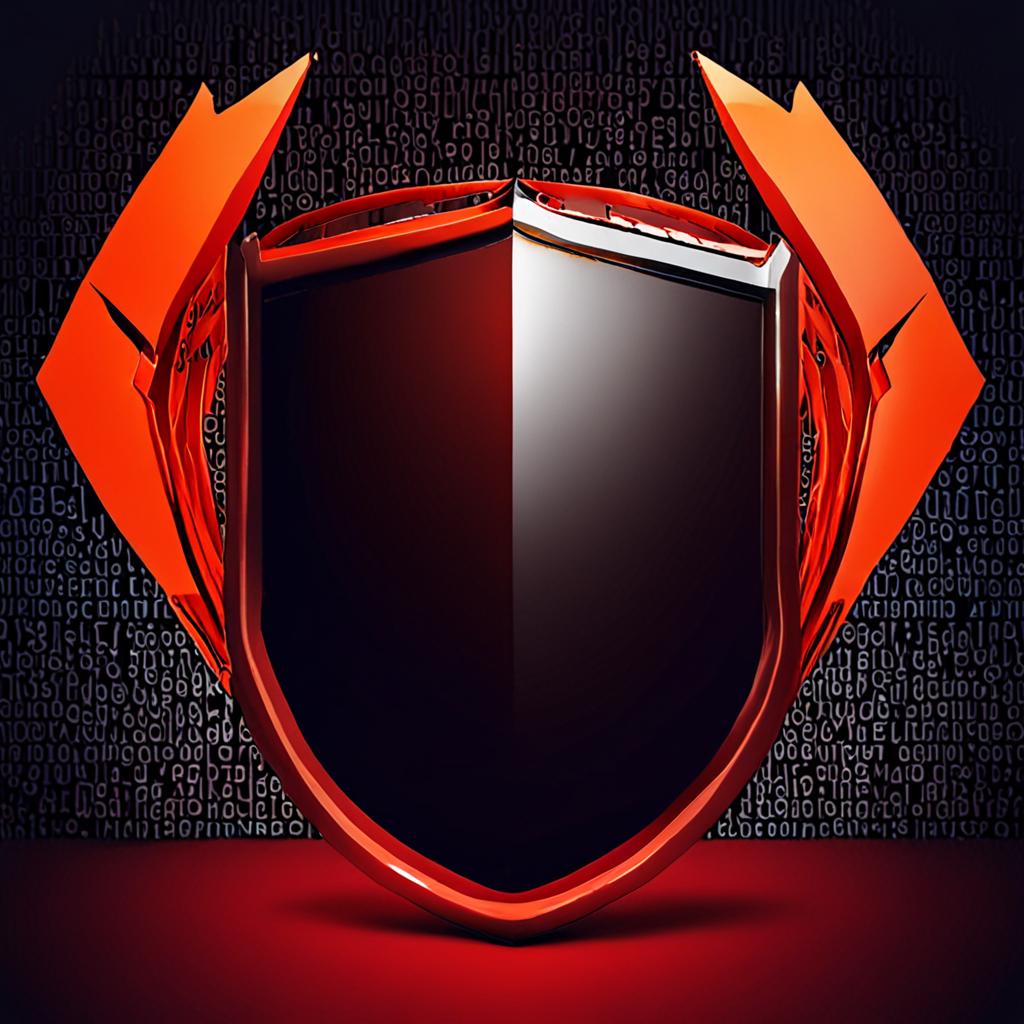 Herkes Cloudflare Kullanıyor ama Kimse Bunu Anlatmıyor 3 DDoS attack protection shield, cybersecurity defense visualization with orange shield blocking malicious traffic