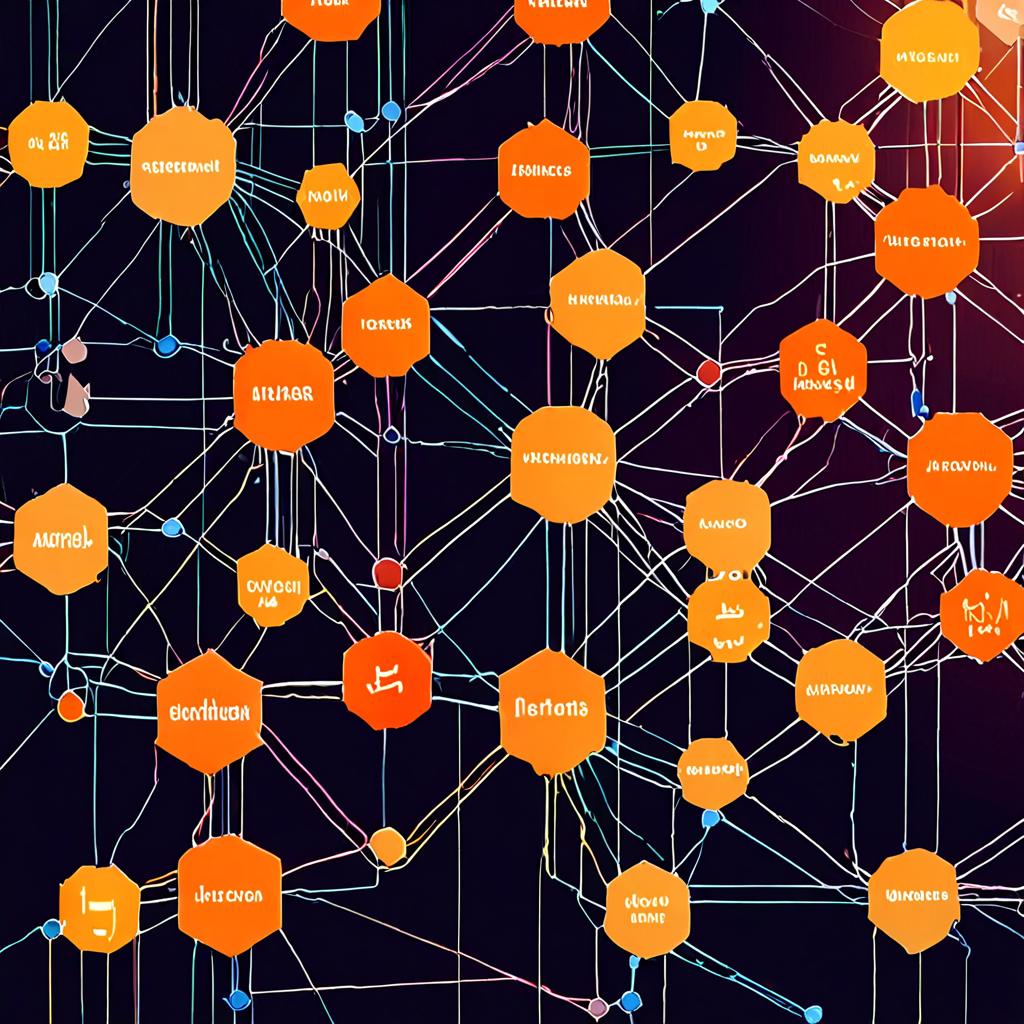 Mikroservis mimarisi, container network görselleştirmesi