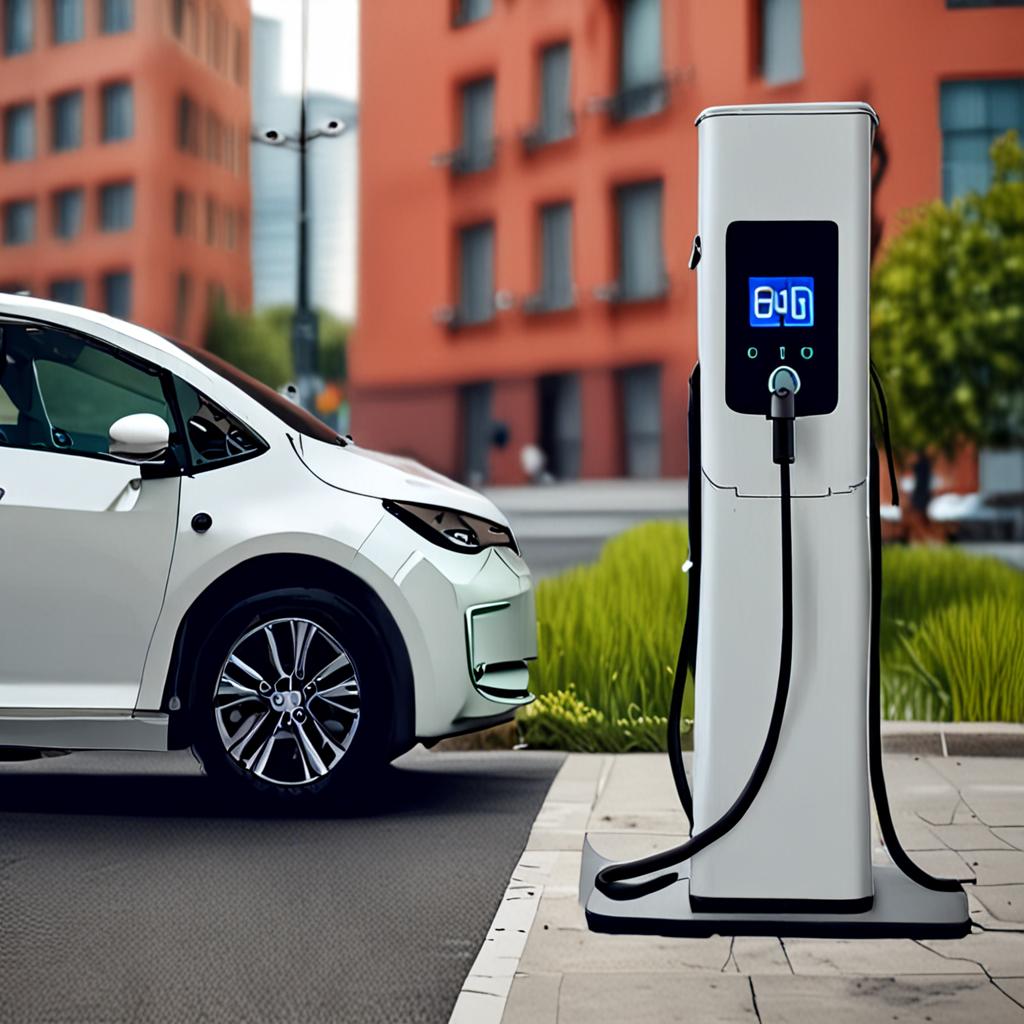 Elektrikli Araçlar 2026: Türkiye'de Şarj Altyapısı ve Gelecek Beklentileri 2 Modern elektrikli araç şehir içi yolda ilerlerken arka planda şarj istasyonları