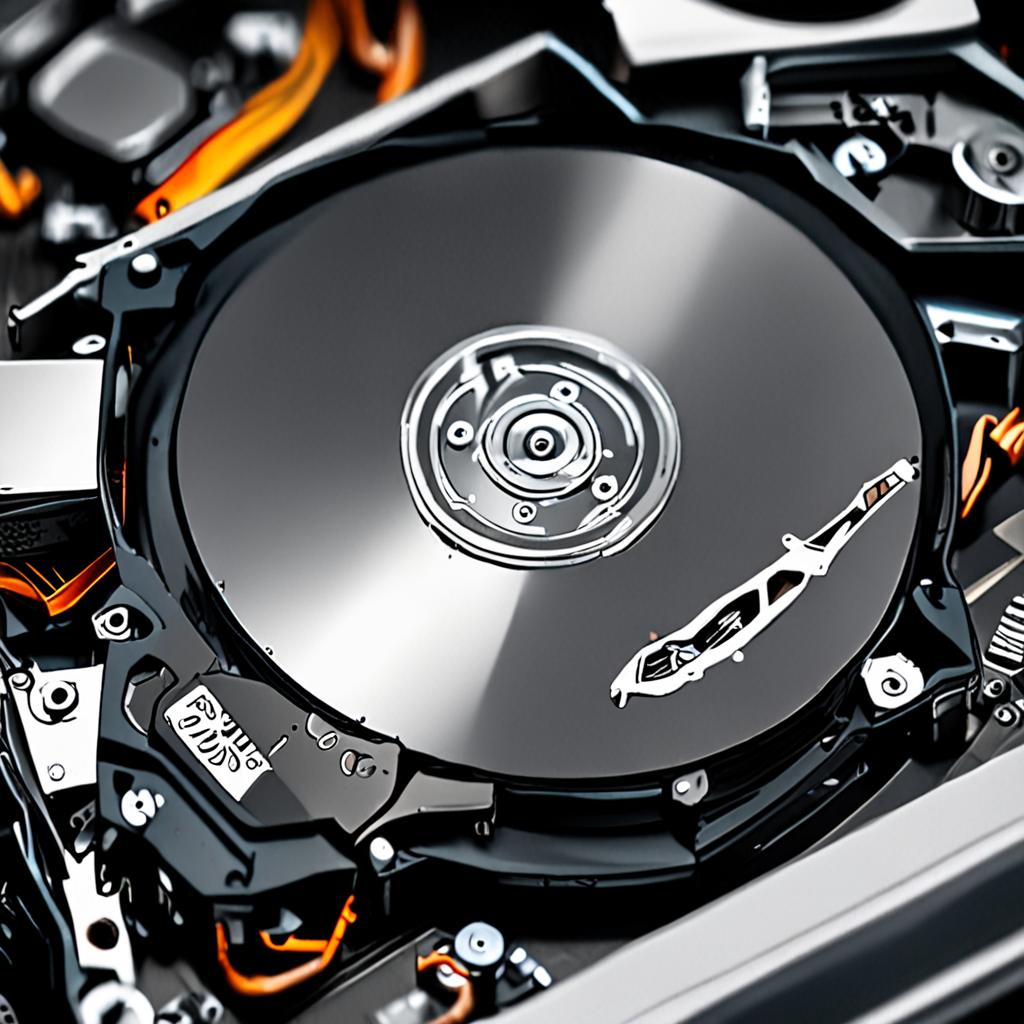 Harddisk Neden Tık Tık Sesi Çıkarır? Sesin Dili ve Diskin Kaderi 2 Hasarlı harddisk sökülmüş plaka ve okuyucu kafa