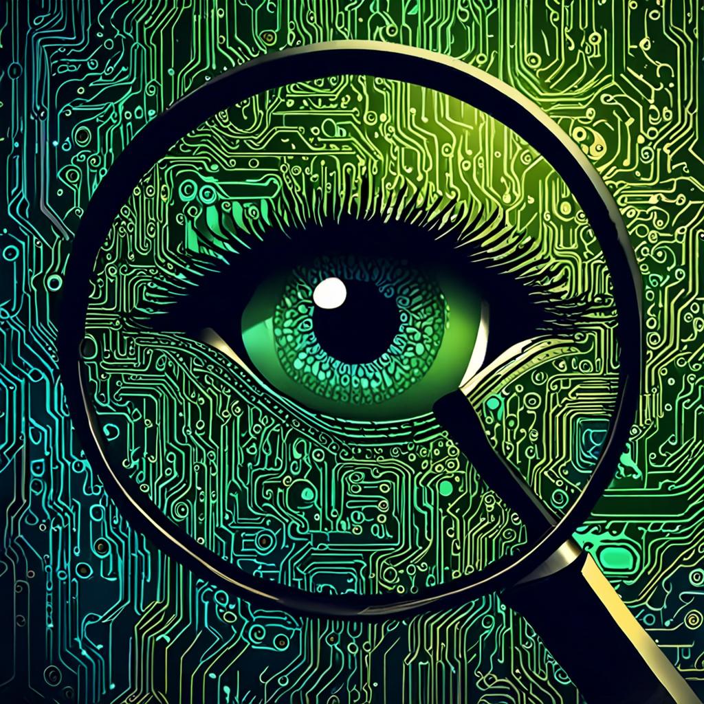 ISP dijital gözetim - internet sağlayıcıların kullanıcıları izleme konsepti