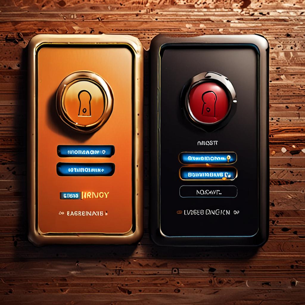Password versus passkey comparison, traditional password login next to biometric passkey, old versus new authentication method
