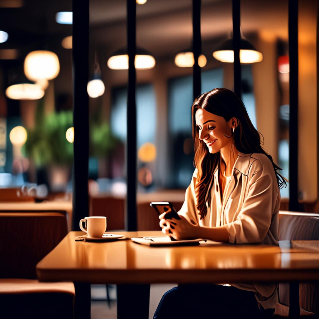 WhatsApp Yedekleriniz Güvenli mi? Görünmeyen Riskleri Öğrenince Şaşırabilirsiniz 2 Cafede WhatsApp kullanan kişi - özel mesajlaşma