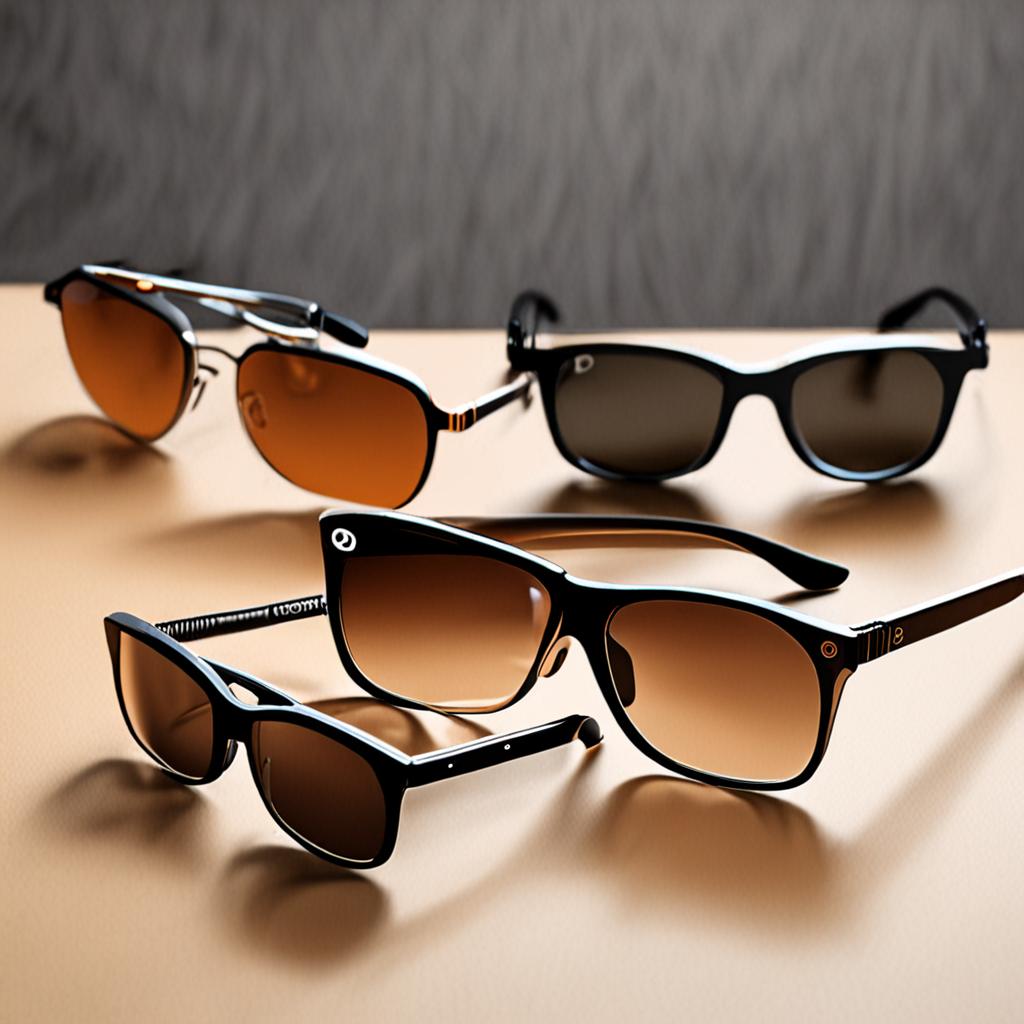 Ray-Ban Meta Akıllı Gözlüğü 30 Gün Taktım — Günlük Hayata Uydu mu? 3 Smart glasses comparison lineup, Ray-Ban Meta style eyewear next to Xiaomi AI glasses, wearable tech product display