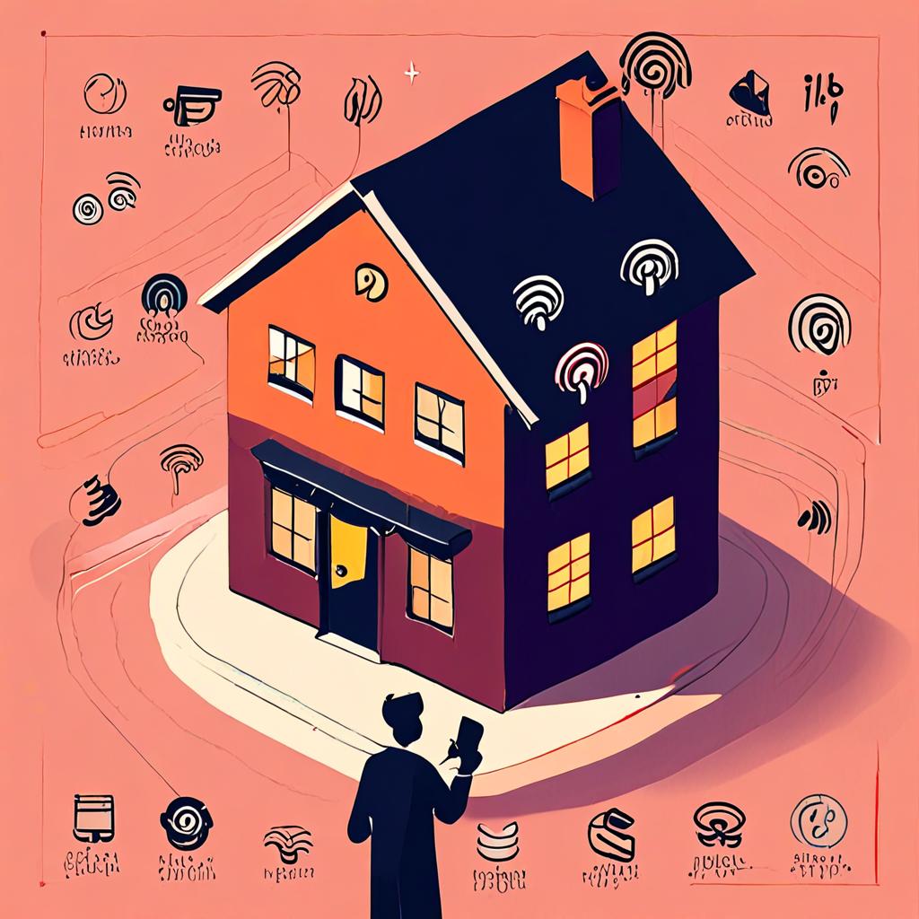 Mesh WiFi Sistemi Kurdum — Evin Köşesinde İnternet Kesilmesine Son 3 mesh wifi router ana ünite ve uydu düğümleri, sinyal dalgalarıyla ev ağ cihazları, teknik ürün fotoğrafı