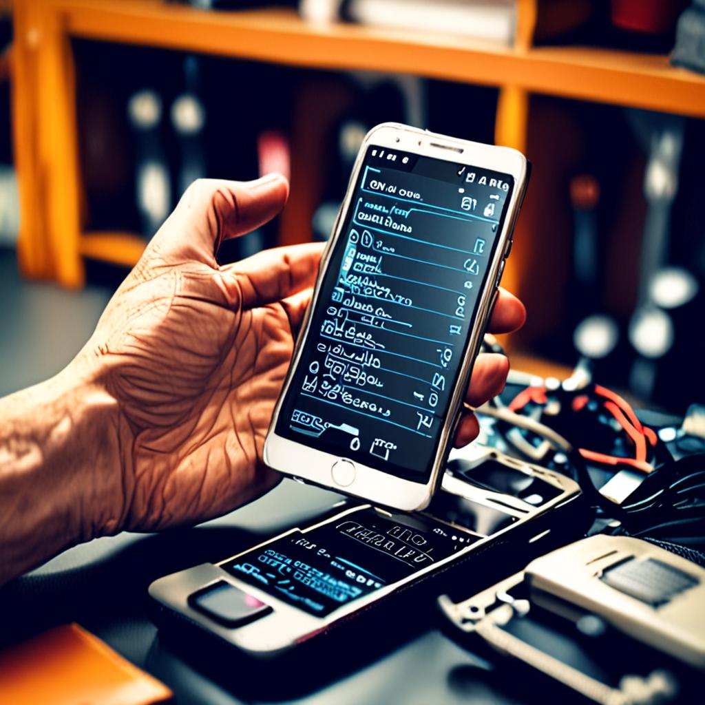 Yenilenmiş Telefon (Refurbished) Aldım — Para Kazandırdı mı Yoksa Başımı Ağrıttı mı? 2 Person inspecting second hand phone, checking screen and battery health diagnostic test in hand